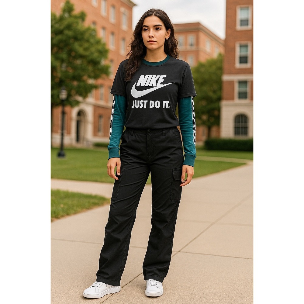 Nike Outfit Bundle S/M Pants Tee Long Sleeve Shirt Athleisure Back to School Set